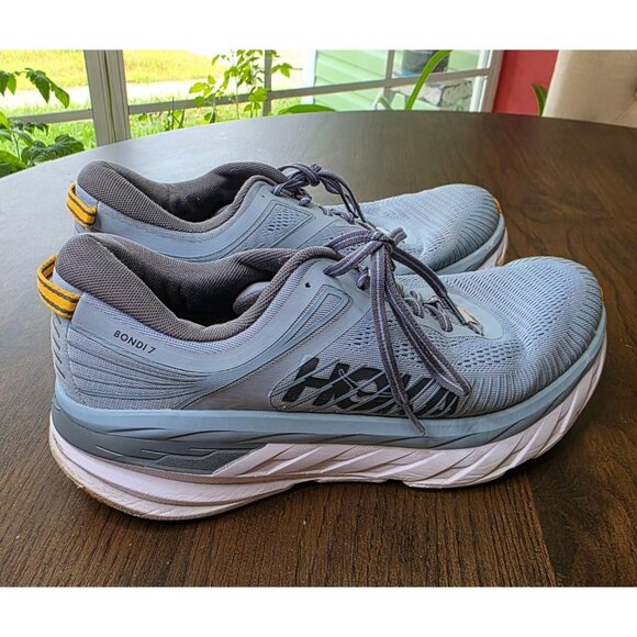 Hoka Other - Hoka Mens Trainers Bondi 7 Lace-Up Low-Top Running Sneakers Mesh